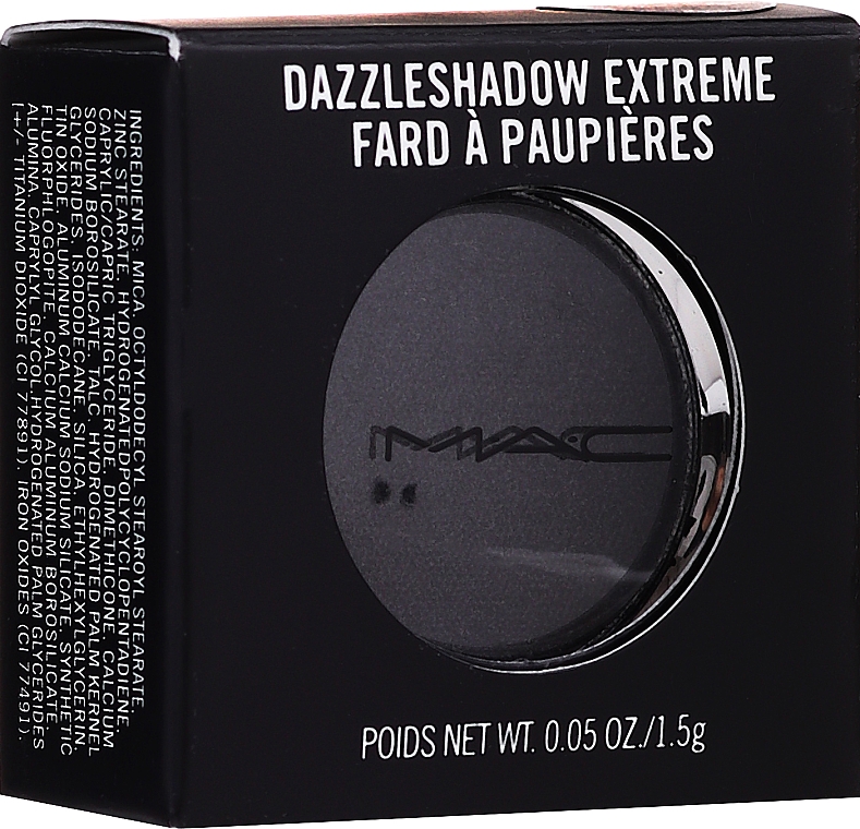 Металеві тіні для повік - MAC Dazzleshadow Extreme Eyeshadow — фото N2