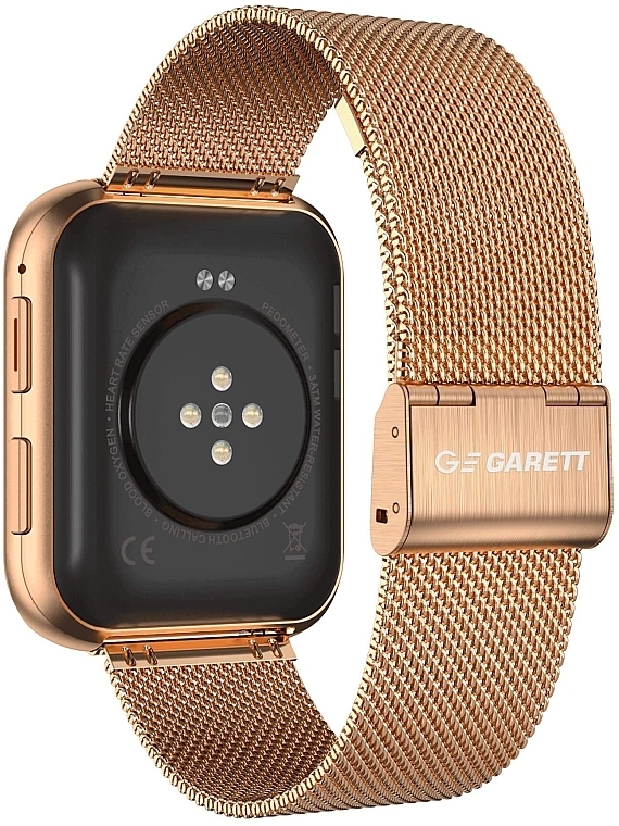 Смарт-часы, золотистый металл - Garett Smartwatch GRC MAXX Gold Steel — фото N5