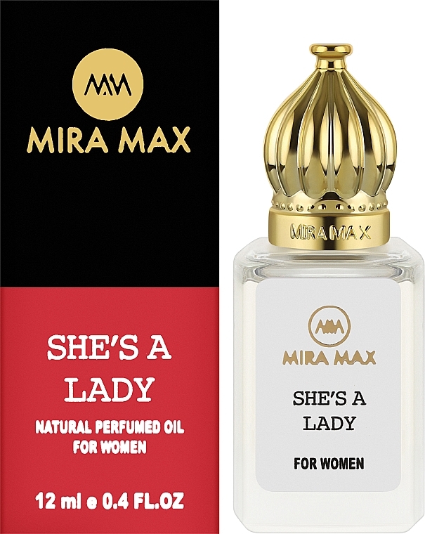 Mira Max She's a Lady - Парфумована олія для жінок — фото N2