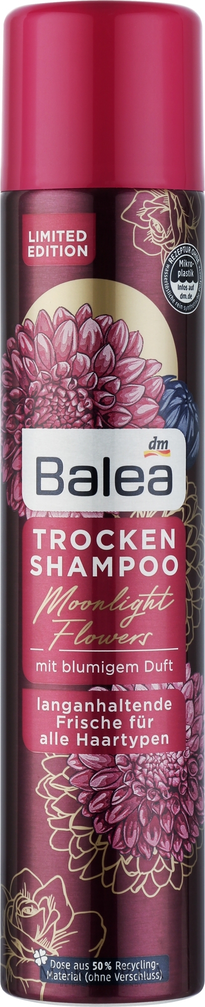 Сухий шампунь для волосся - Balea Moonlight Flowers Dry Shampoo — фото 200ml