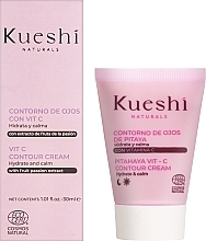 Крем для кожи вокруг глаз "Питахайя" - Kueshi Pitahaya Vit-C Contour Cream — фото N2