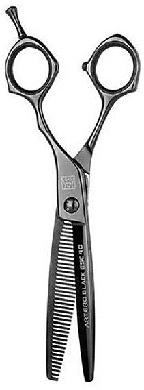 Ножницы парикмахерские филировочные 5,5" класс 3 - Artero Black Thinning 40T — фото N3