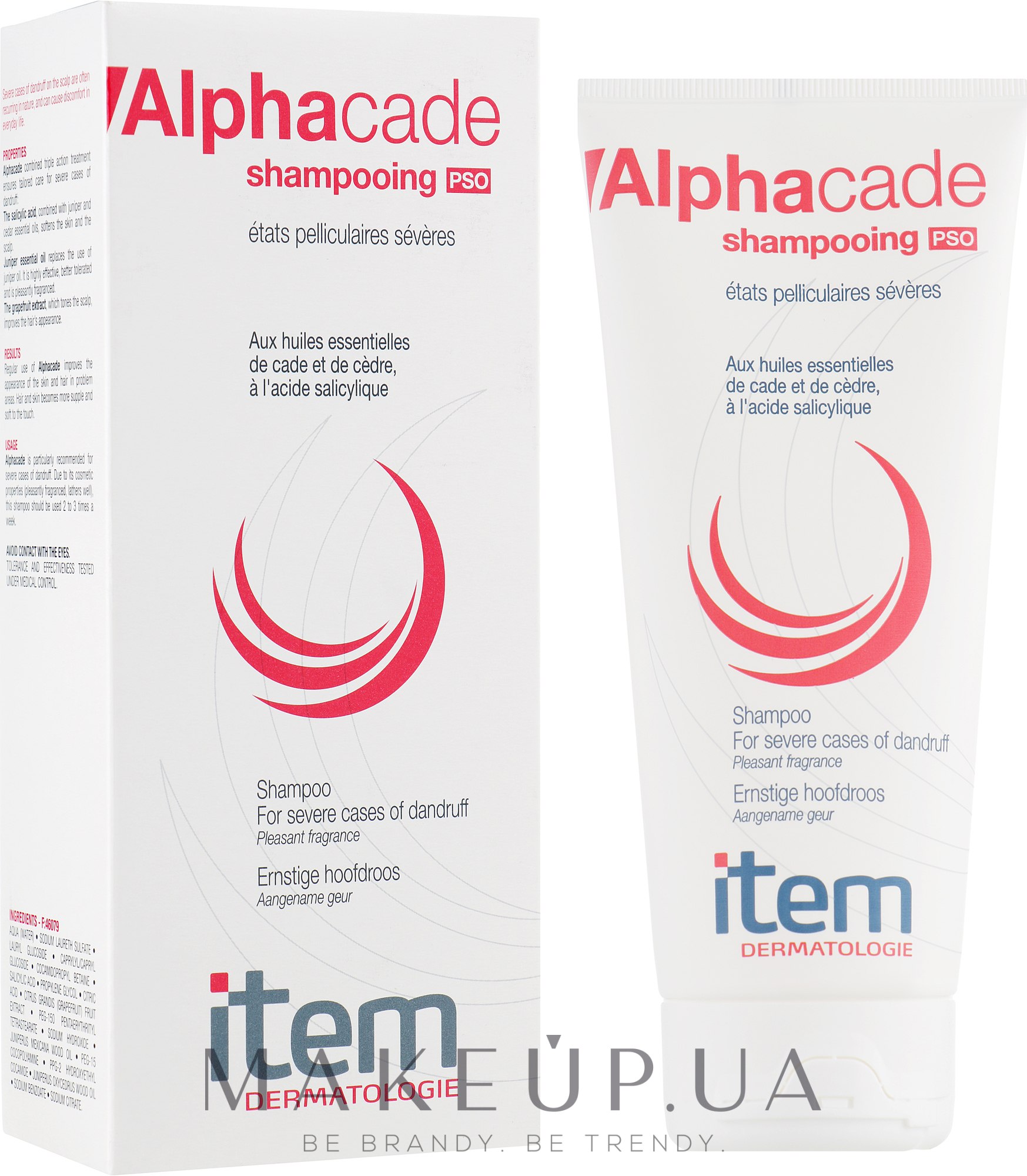 Шампунь для кожи с проявлением псориаза - Item Alphacade Shampooing PSO for Scaly Skin — фото 200ml