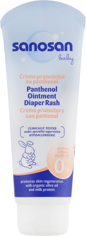 Детский крем от опрелостей с пантенолом - Sanosan Baby Panthenol Ointment Diaper Rash