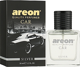 Парфумерія, косметика Ароматизатор для авто - Areon Luxury Car Perfume Long Lasting Air Freshener Silver