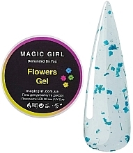 Гель із сухоцвітами для дизайну нігтів, 5 мл - Magic Girl Flowers Gel — фото N2