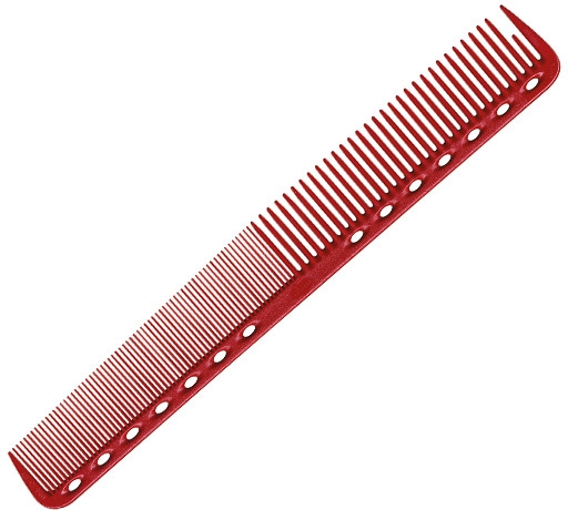 Гребінець для стрижки, 180мм - Y.S.Park Professional 339 Cutting Combs Red — фото N1