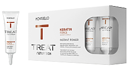 Зміцнювальний засіб для пошкодженого волосся - Montibello Treat NaturTech Keratin Force Power — фото N1