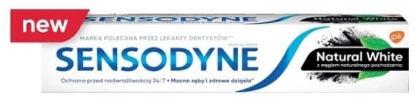 Зубна паста - Sensodyne Natural White — фото N1