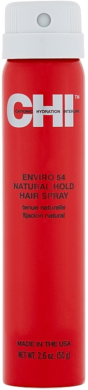 Лак для нормальной фиксации волос - CHI Enviro 54 Natural Hold Hair Spray — фото N7