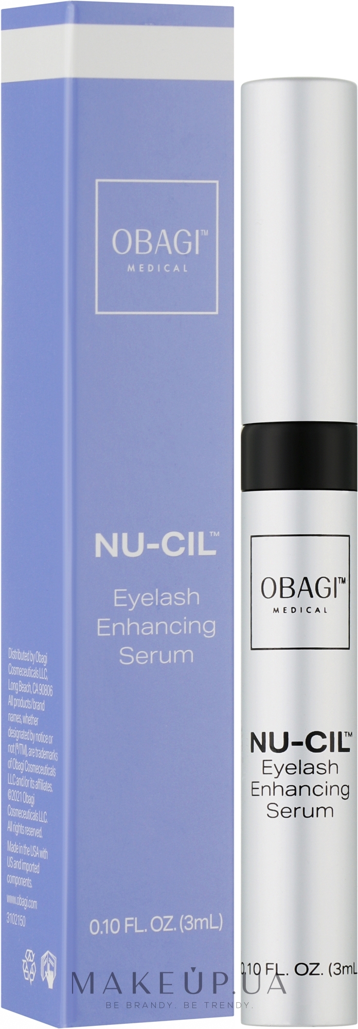 Сыворотка для роста ресниц - Obagi Nu-Cil Eyelash Enhancing Serum — фото 3ml