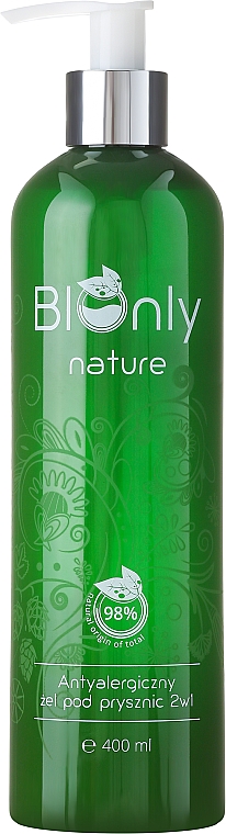 Протиалергічний шампунь-гель для душу - BIOnly Nature Antiallergic Shower Gel 2in1 — фото N1