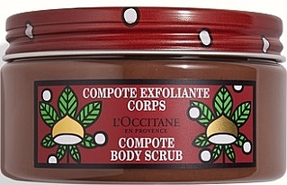 Скраб для тела - L'occitane Green Chestnut Compote Body Scrub — фото N1