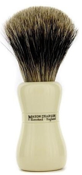 Помазок для гоління з борсучого ворсу - Mason Pearson Super Badger Shaving Brush Ivory — фото N1