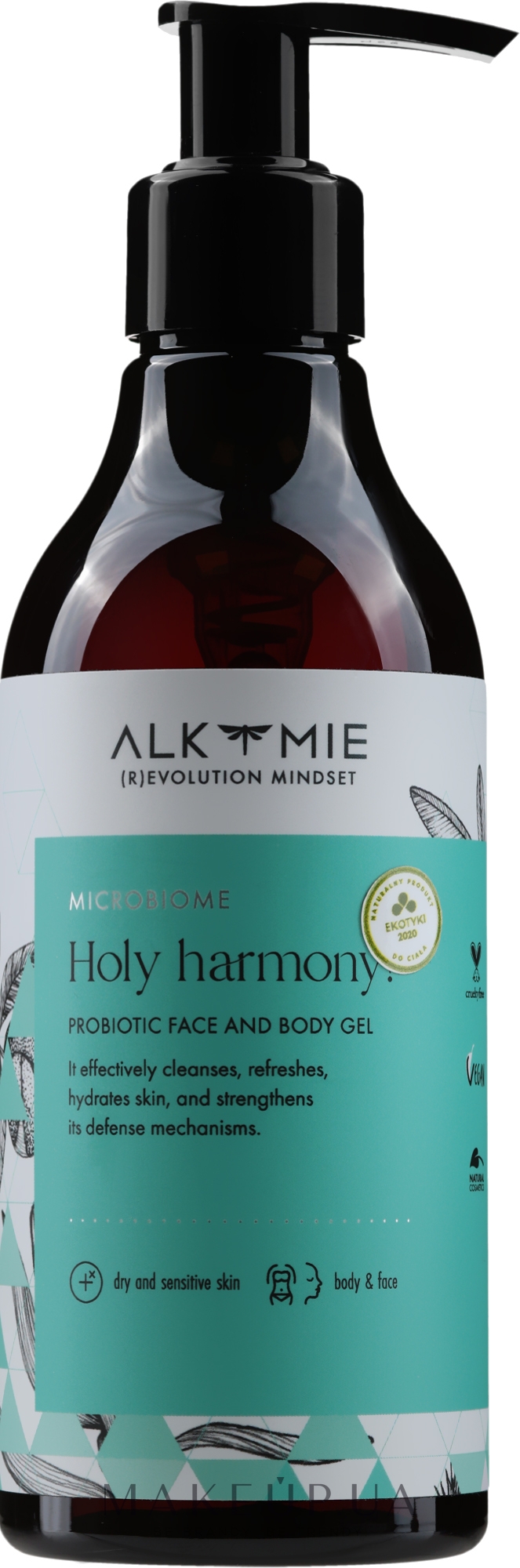 Гель для лица и тела - Alkmie Holy Harmony Probiotic Face and Body Gel — фото 250ml