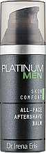 Парфумерія, косметика Зволожувальний бальзам після гоління  - Dr Irena Eris Platinum Men Skin Comfort Aftershave Balm
