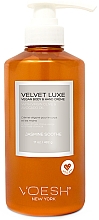 Смягчающий крем для тела и рук с жасмином - Voesh Velvet Luxe Jasmine Soothe Vegan Body&Hand Creme  — фото N3