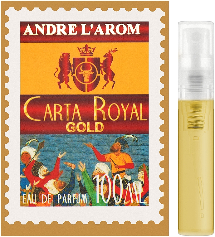 Andre L'arom Carta Royal Gold - Парфюмированная вода (пробник) — фото N1