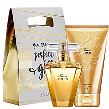 Духи, Парфюмерия, косметика Avon Rare Gold - Набор (edp/50ml + b/lot150ml)