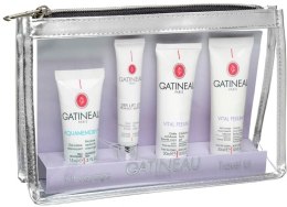 Духи, Парфюмерия, косметика Набор - Gatineau Aquamemory Travel Kit (cr/15ml + l/care/10ml + b/gel/30ml + b/lot/30ml + bag)