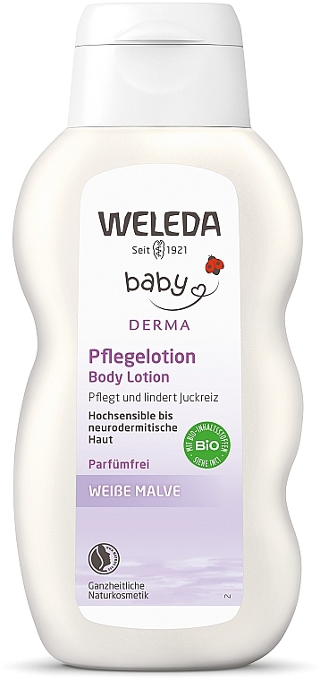 Молочко для тела с алтеем для гиперчувствительной кожи - Weleda Weisse Malve Pflegelotion