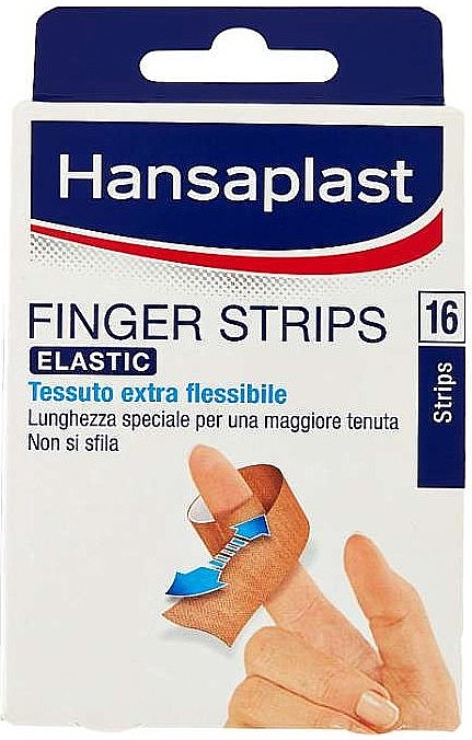 Медичний пластир для пальців рук - Hansaplast Finger Strips — фото N1
