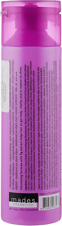Кондиционер для волос ''Атлантический инжир'' - Mades Cosmetics Body Resort Atlantic Volumising Conditioner Figs Extract — фото N2
