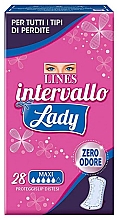 Щоденні гігієнічні прокладки, 28 шт. - Lines Intervallo Lady Plus Maxi — фото N1