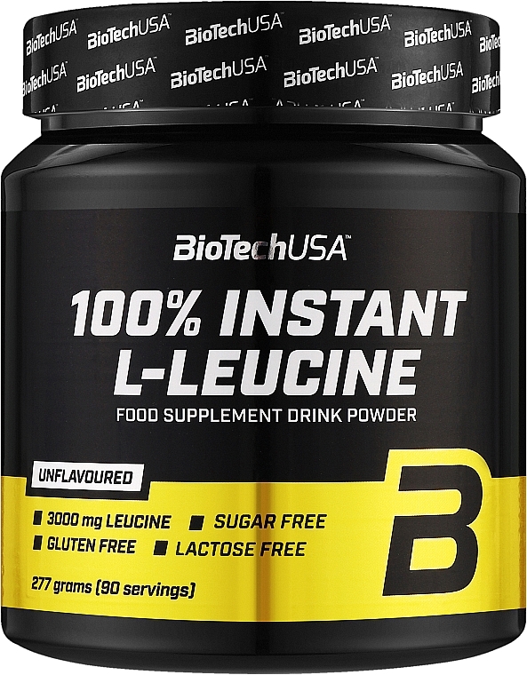 Амінокислота "L-лейцин" - BioTechUSA 100% Instant L-leucine Drink Powder — фото N1