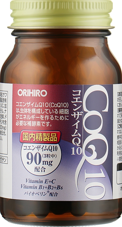 Харчова добавка "Коензим Q10 з вітамінами" - Orihiro — фото N1