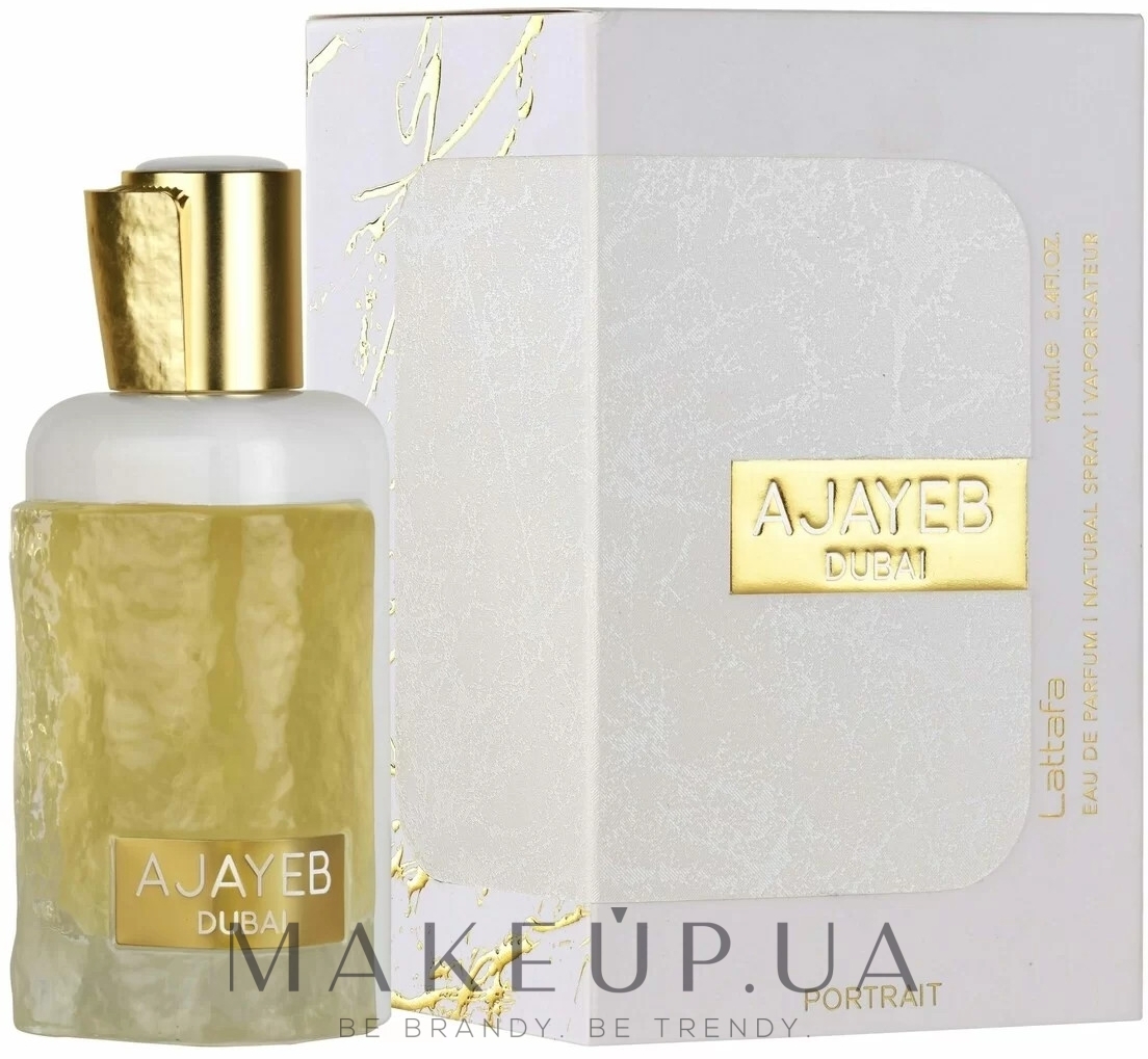 Lattafa Perfumes Ajayeb Dubai Portrait Gold - Парфюмированная вода: купить  по лучшей цене в Украине | Makeup.ua