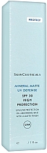 Духи, Парфюмерия, косметика Солнцезащитный крем для лица - SkinCeuticals Mineral Matte UV Defense SPF 30 