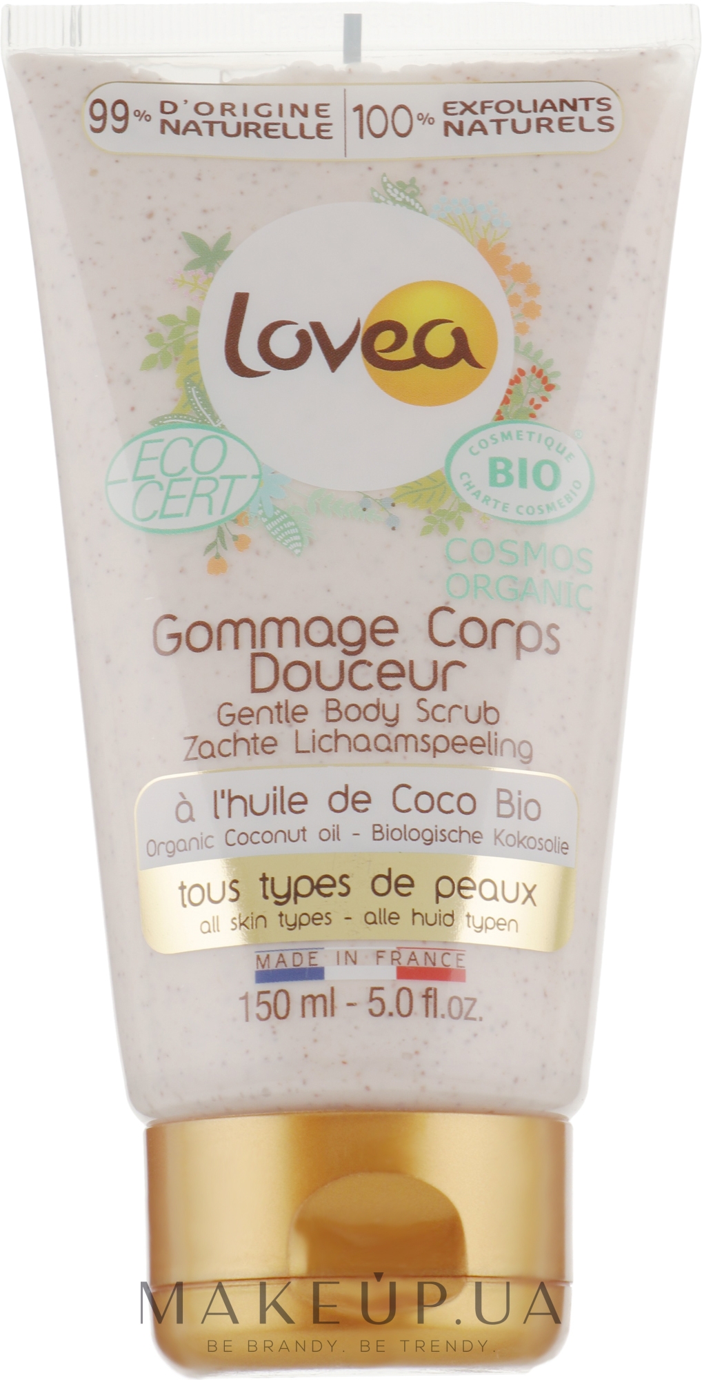 Скраб для тіла з маслом кокоса - Lovea Coco Paradise Scrub — фото 150ml