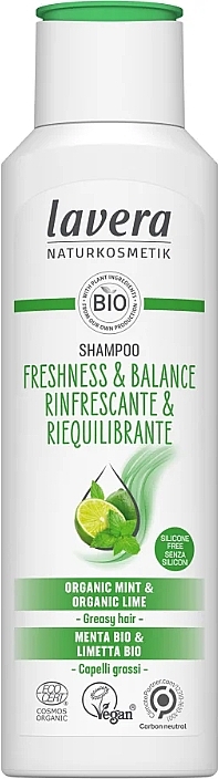 Шампунь для волосся - Lavera Freshness & Balance Shampoo — фото N1