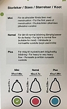 Менструальна чаша, міні, блакитний сапфір - Menskopp Intimate Care Mini — фото N2