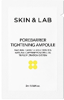 Сыворотка для сужения пор - Skin&Lab Porebarrier Tightening Ampoule (пробник) — фото N1