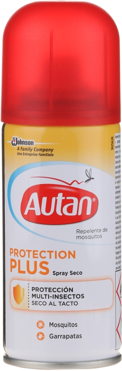 Сухий спрей від укусів комарів - SC Johnson Autan Repelente Mosquitos Spray Seco — фото N1