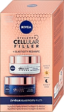 Парфумерія, косметика Набір - NIVEA Hyaluron Cellular Elasticity Filler (d/cr/50ml + n/cr/50ml)