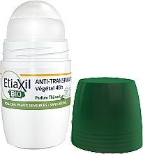 Антиперспирант шариковый, органический с зеленым чаем - Etiaxil Anti-Perspirant Vegetal Protection 48H Roll-on — фото N2