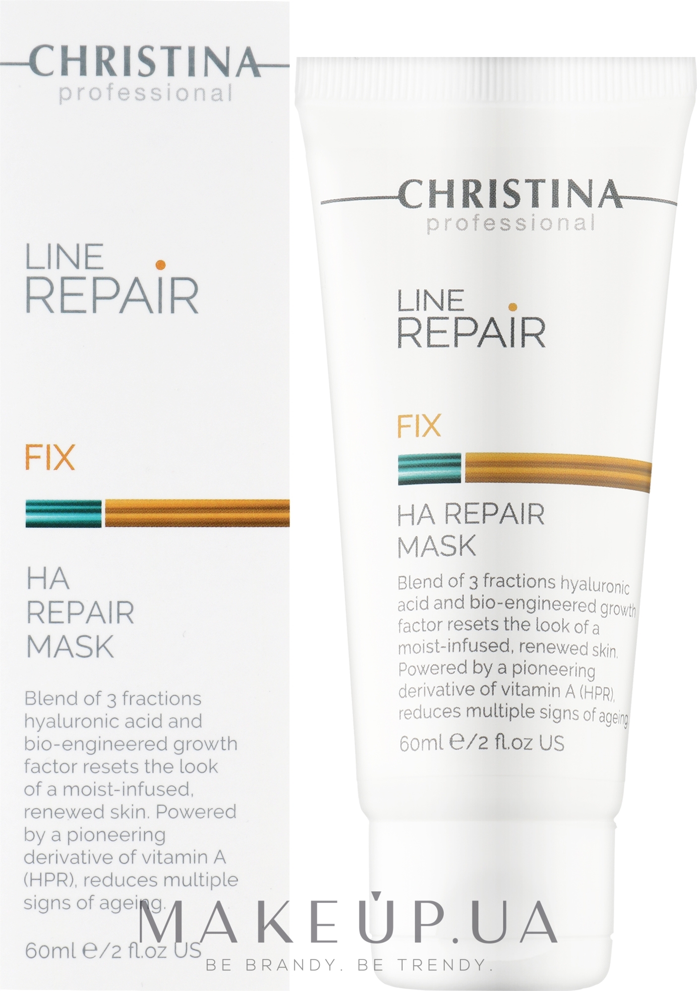 Відновлювальна маска для обличчя - Christina Line Repair Fix HA Repair Mask — фото 60ml