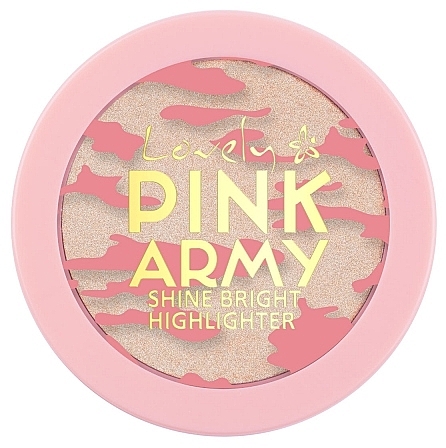Хайлайтер - Lovely Pink Army Shine Bright Highlighter — фото N1