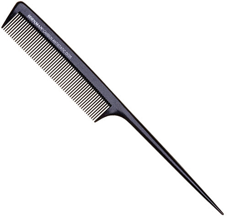 Гребінь для волосся DC05, чорний - Denman Carbon Tail Comb — фото N1