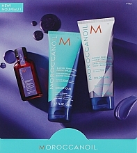 Набор - Moroccanoil Brilliant Blonde Purple Trio Kit( shm/10ml + cond/10ml + oil/2ml) — фото N2