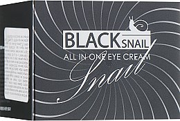 Крем для очей з муцином чорного равлика - FarmStay All-In-One Black Snail Eye Cream — фото N2