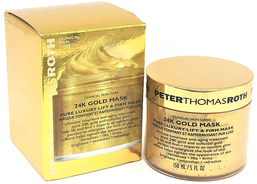 Маска для обличчя - Peter Thomas Roth 24k Gold Mask Pure Luxury Lift & Firm — фото N3