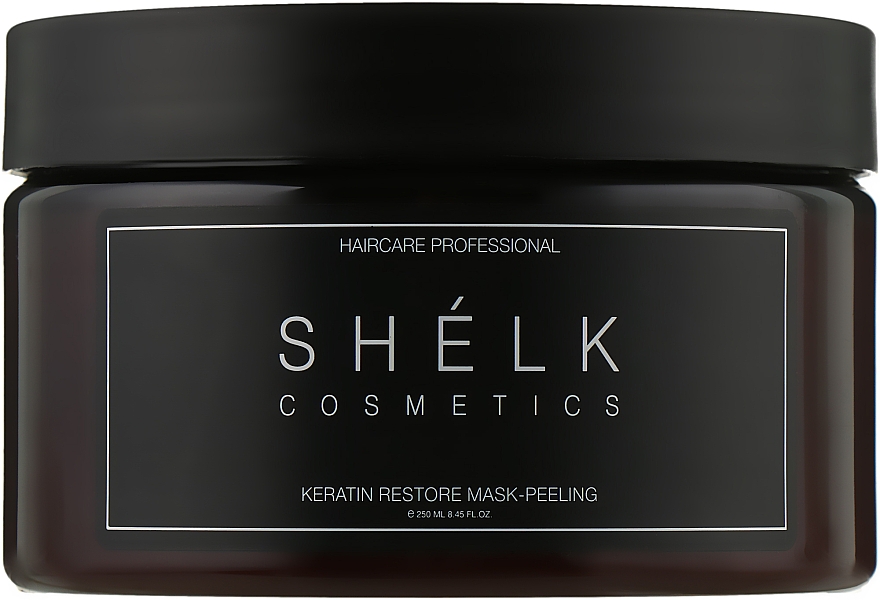 Кератиновая восстанавливающая маска-пилинг для волос - Shelk Cosmetics Keratin Restore Mask-Peeling