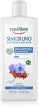 Шампунь для волосся з лляним насінням - Equilibra Semi Di Lino Shampoo Illuminante — фото N1