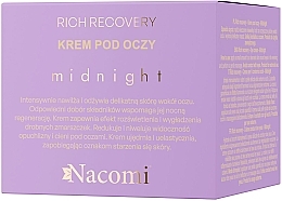 Ночной крем для области глаз - Nacomi Rich Recovery Midnight Eye Cream — фото N3
