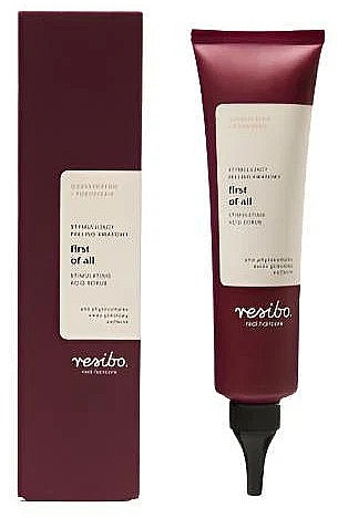 Стимулювальний кислотний пілінг для шкіри голови - Resibo First Of All Stimulating Acid Scrub — фото N1