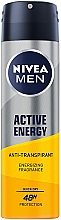 Парфумерія, косметика Антиперспірант-спрей "Активна енергія" - NIVEA MEN Active Energy Antyperspriant